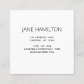 カスタムプロフェッショナルアポイントメントカード 予約カード (裏面)