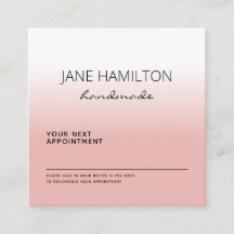 カスタムプロフェッショナルアポイントメントカード