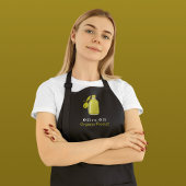 カスタムプロフェッショナルオオーガニックリーブ油セージグリーン エプロン