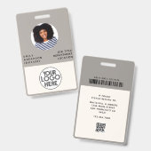 カスタムプロフェッショナルフォトID会社のロゴ バッジ (正面＆裏面)
