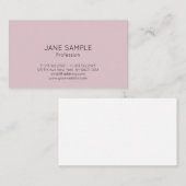 カスタムプロフェッショナルモダンエレガントシンプルデザイン 名刺 (正面/裏面)