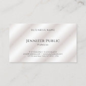 カスタムプロフェッショナルモダンエレガントテンプレート 名刺 (裏面)