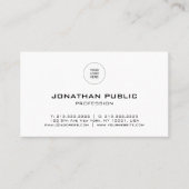 カスタムプロフェッショナルモダンエレガントテンプレート 名刺 (正面)