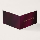 カスタムプロフェッショナルモダンエレガントラグジュアリーフォールド 名刺 (外部)