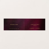 カスタムプロフェッショナルモダンエレガントラグジュアリーフォールド 名刺 (内部フラット)