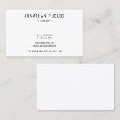 カスタムプロフェッショナルモダンテンプレート 名刺 (正面/裏面)