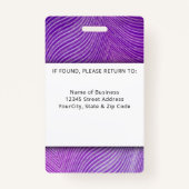 カスタムプロフェッショナル企業の社員の写真名 バッジ (裏面)