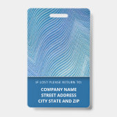 カスタムプロフェッショナル企業の社員の写真名 バッジ (裏面)