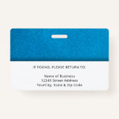 カスタムプロフェッショナル企業の社員の写真名 バッジ (裏面)