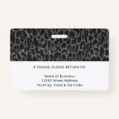 カスタムプロフェッショナル企業の社員の写真名 バッジ (裏面)