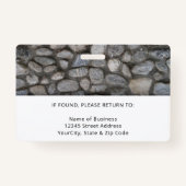 カスタムプロフェッショナル企業の社員の写真名 バッジ (裏面)