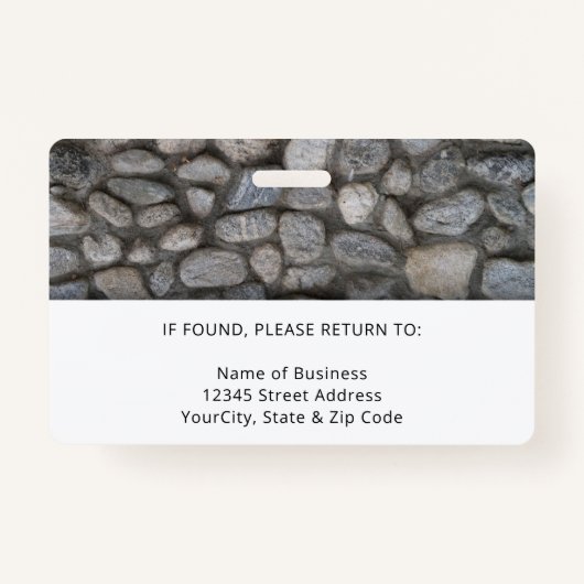 カスタムプロフェッショナル企業の社員の写真名 バッジ (裏面)