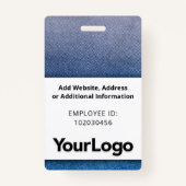 カスタムプロフェッショナル企業の社員の写真名 バッジ (裏面)