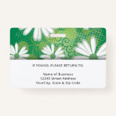 カスタムプロフェッショナル企業の社員の写真名 バッジ (裏面)