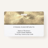 カスタムプロフェッショナル企業の社員の写真名 バッジ (裏面)