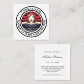 カスタムプロフェッショナル会社 スクエア名刺 (正面/裏面)