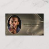 カスタムプロフェッショナル写真任意の職業 名刺 (正面)