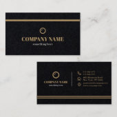 カスタムプロフェッショナル名刺ロゴデザイン 名刺 (正面/裏面)