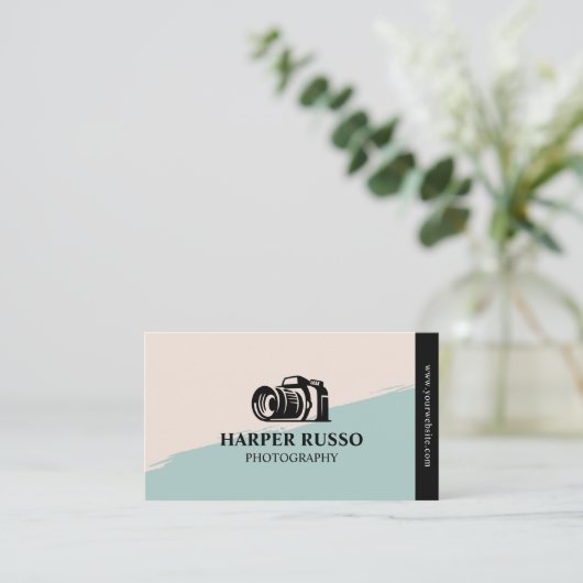 カスタムプロフェッショナル撮影 名刺 (スタンド正面)