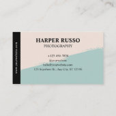 カスタムプロフェッショナル撮影 名刺 (裏面)