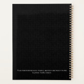 カスタムプロフェッショナル白黒業 プランナー手帳 (裏面)