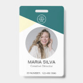 カスタムプロフェッショナルID従業員の写企業の真 バッジ (正面)