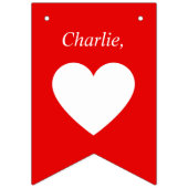 カスタムプロポーザルLGBTQがレインボーと結婚 バンティングフラッグ (第1の旗)