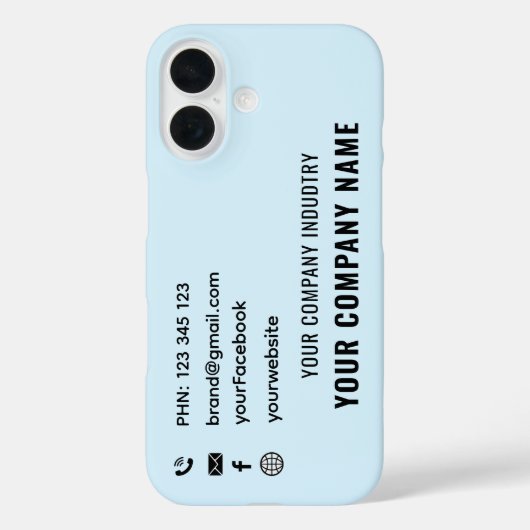 カスタムプロモビジネスロゴProカードケース Case-Mate iPhoneケース (裏面)