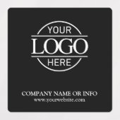 カスタムプロモーション黒い会社のビジネスロゴ ラベル (デザイン1)