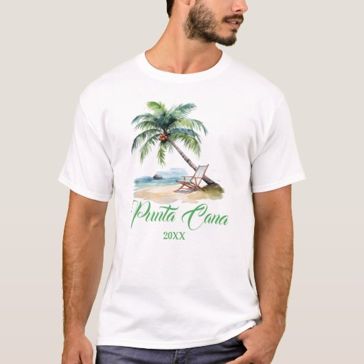 カスタムプンタカナビーチ Tシャツ (正面)