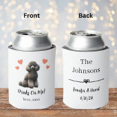 カスタムプードル結婚ペットクーラーボックス 缶クーラー