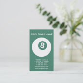 カスタムプールシャークカード 名刺 (スタンド正面)