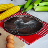 カスタムヘイルームルースターファームハウス カッティングボード