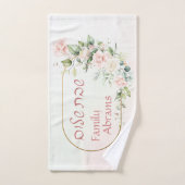 カスタムヘブライ語シャロムネティラットヤダイム ハンドタオル (ハンドタオル)