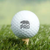 カスタムベアロゴのTitleist Pro V1ゴルフボール ゴルフボール (インサイチュ 木)