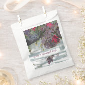 カスタムベイクショップブランディングマーケティングパウチ フェイバーバッグ (クリップ留めされた状態)