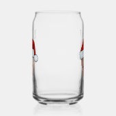 カスタムベイビーフェイスサンタハット クリスマスフォト ガラス缶 (左)