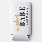 カスタムベイブ 面白い名言 個人名 スリム缶クーラー (裏面)