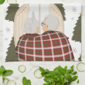 カスタムベストグランパグランマクリスマス キッチンタオル (折り畳み)