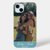カスタムベストフレンドの写真(シーフォームブルー) Case-Mate iPhoneケース (裏面)