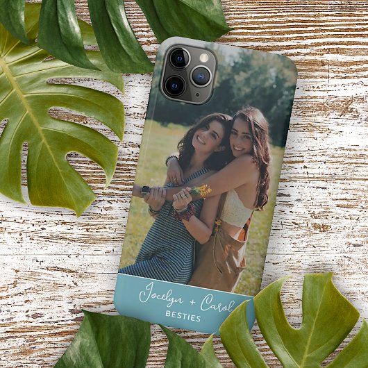 カスタムベストフレンドの写真(シーフォームブルー) Case-Mate iPhoneケース
