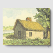 カスタムベッド&ブレックファーストネーム+素朴コテージ ゲストブック (裏面)