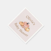 カスタムベビシャワーナプキン スタンダードカクテルナプキン (角)