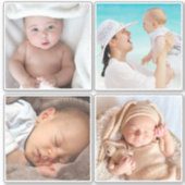カスタムベビーの写真 シール (正面)