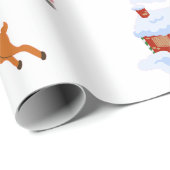 カスタムベビーの初めてのクリスマスペット ラッピングペーパー (ロールコーナー)