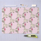 カスタムベビーガールキリンティッシュペーパー 薄葉紙 (クラフト)