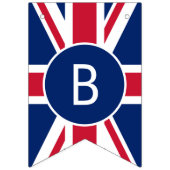 カスタムベビーシャワーユニオンジャック バンティングフラッグ (第3の旗)