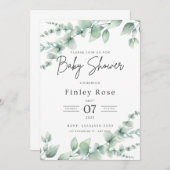 カスタムベビーシャワー招待状 招待状 (正面/裏面)