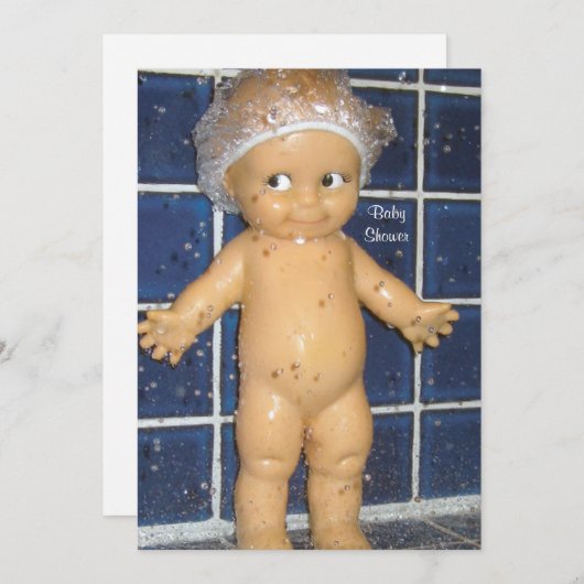 カスタムベビーシャワー招待状 招待状 (正面/裏面)