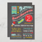 カスタムベビーシャワー招待状 招待状 (正面/裏面)